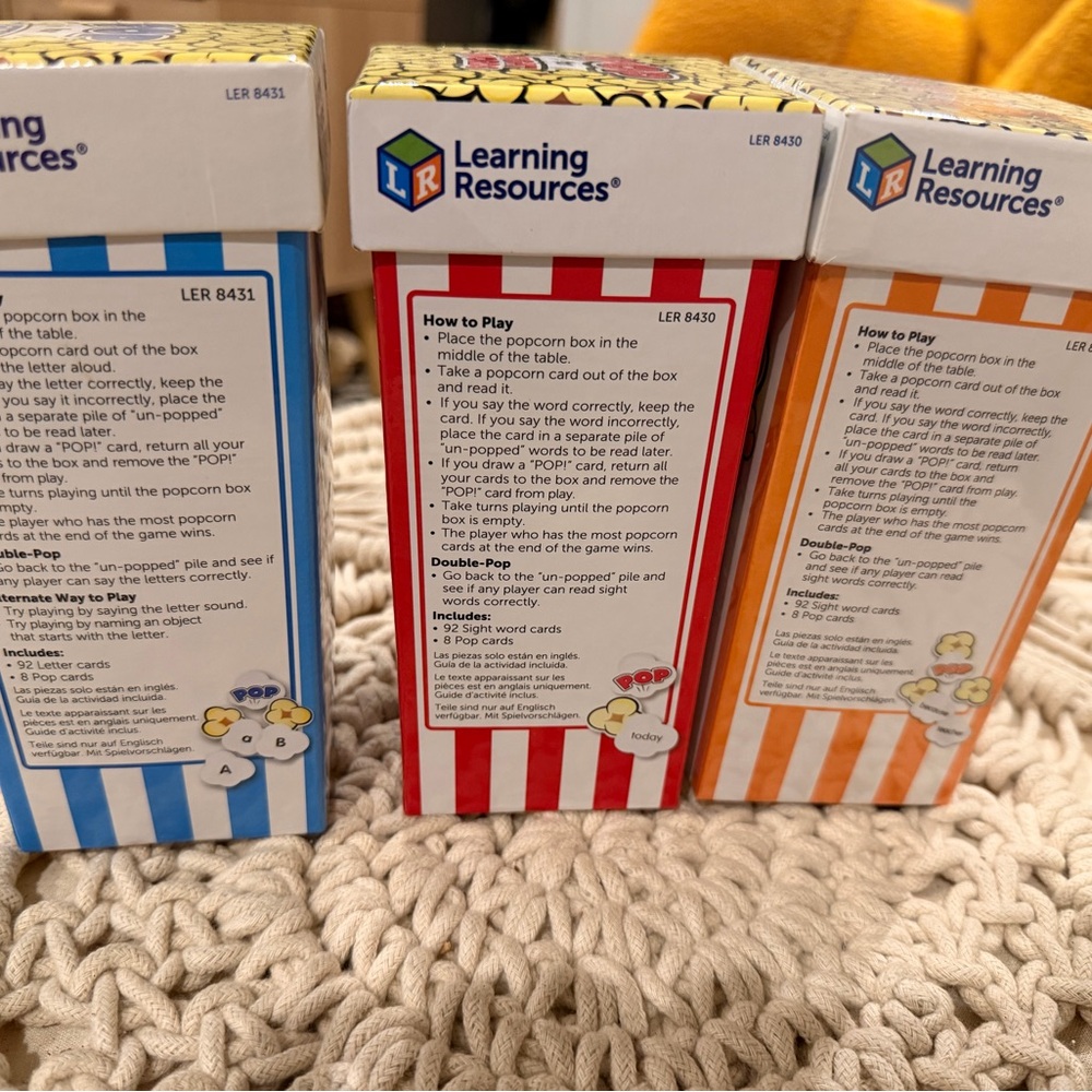 Learning Resources Pop for sight words 
teacher resource PreK & Kindergarten 
T5 - Picture 8 of 8